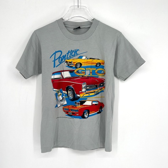 Vtg‎ Pontiac GTO Shirt Mens S Screen Stars Best 80s General Motors Graphic Cars